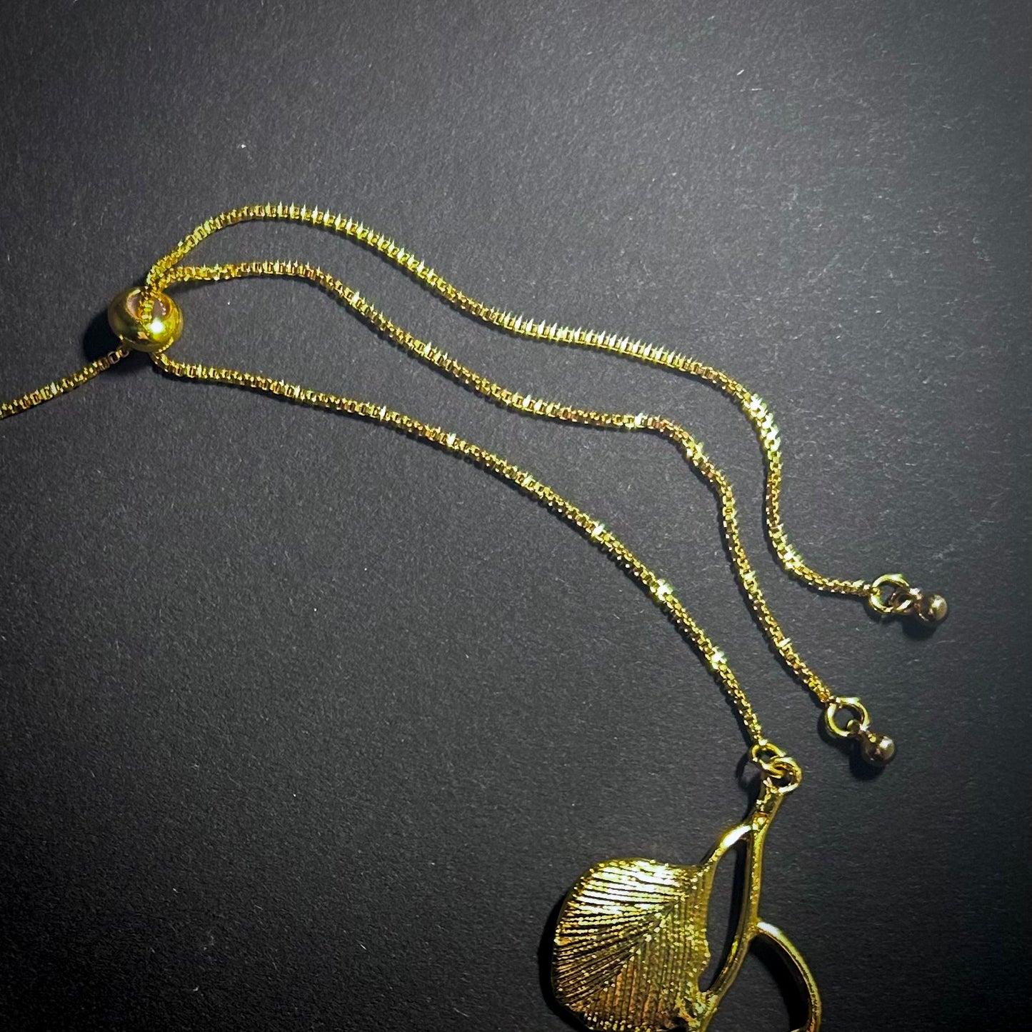 Gold Leaf & Branch Statement Jewelry Set