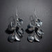 Silver Leaf & Branch Statement Earrings