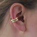 No Piercing Ear Cuff Set in Gold