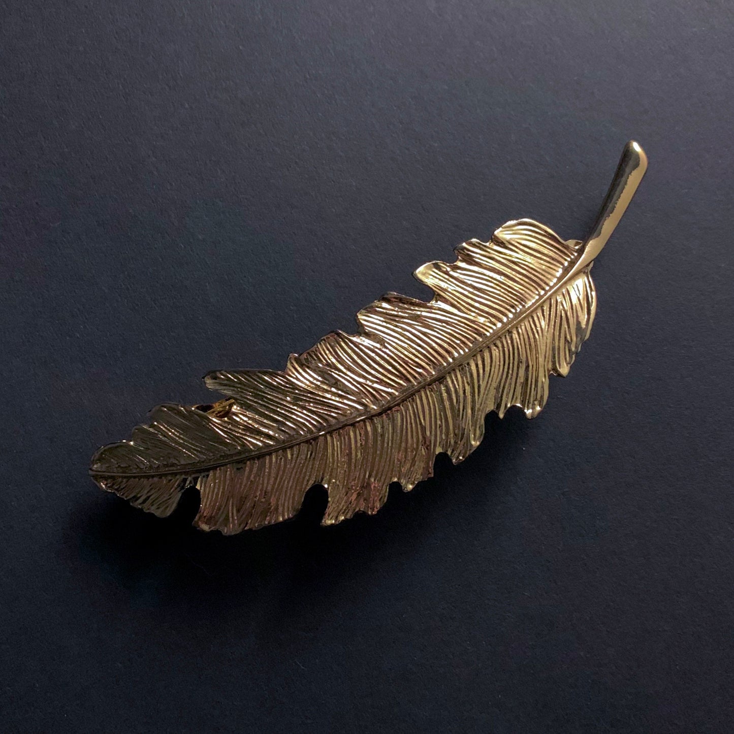 Large Gold Leaf Statement Hair Clip / Barrette / Hair Pin